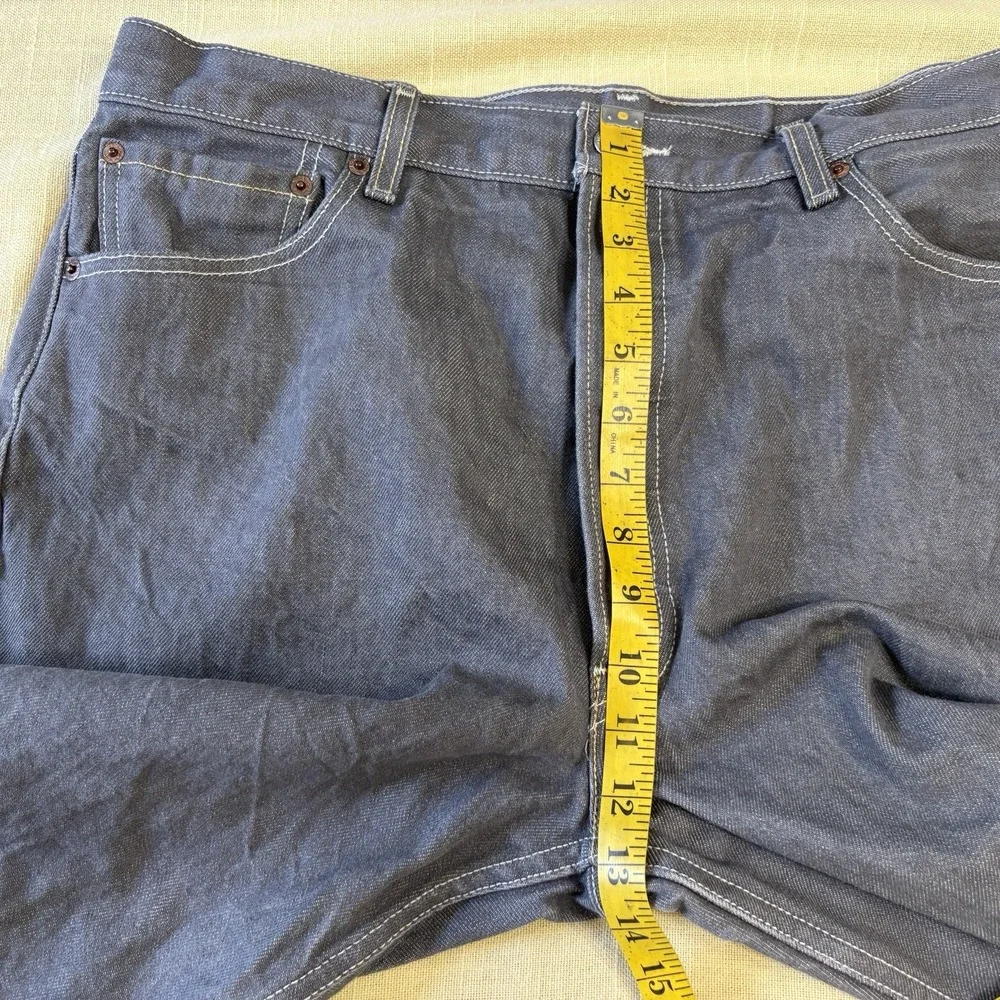 Vtg Y2K Levi's 501 Jeans Straight 38x32 Gray Button Fly Cotton Classic Grunge